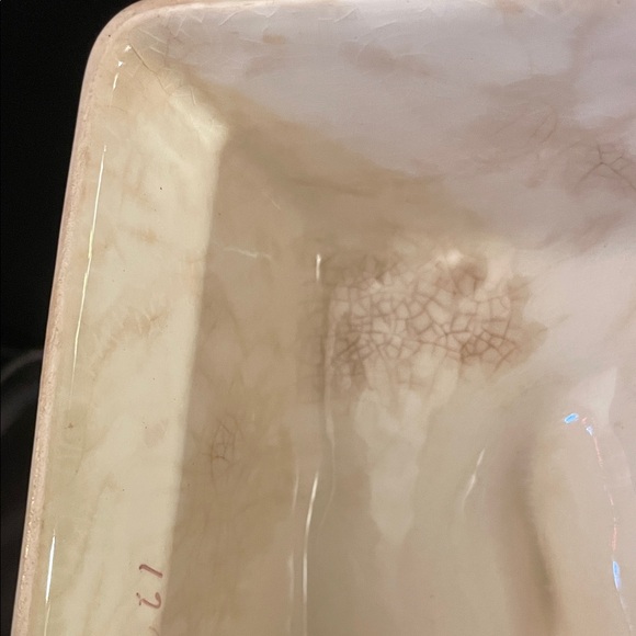 Antique ceramic Franz Anton butter/cheese keeper - Picture 9 of 16